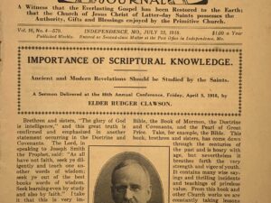 Liahona Vol. 16 No. 4 July 23, 1918