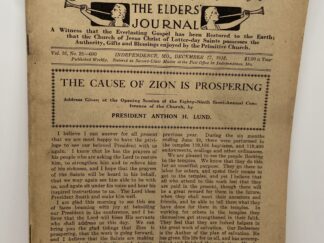 Liahona Vol 16 No. 25 December 17, 1918