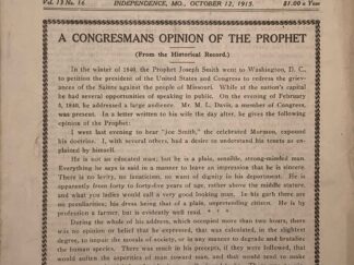 Liahona Vol. 13 No. 16 October 12, 1915