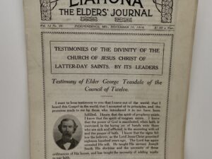 Liahona Vol. 12 No. 20 November 10, 1914