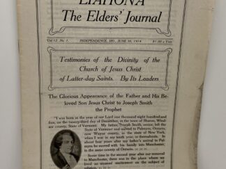 Liahona Vol. 12 No. 1 June 30, 1914