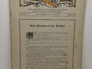 Liahona Vol. 8 No. 5 July 19, 1910