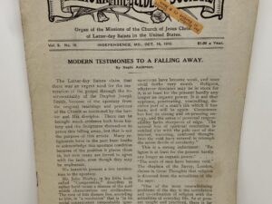 Liahona Vol. 8 No. 18 October 18, 1910