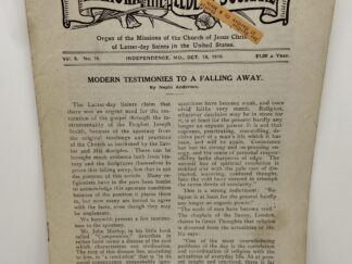 Liahona Vol. 8 No. 18 October 18, 1910