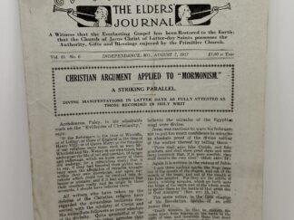 Liahona Vol. 15 No. 6 August 7, 1917