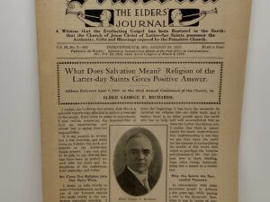 Liahona Vol. 20 No. 5 August 29, 1922