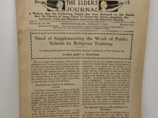 Liahona Vol. 20 No. 14 January 2, 1923