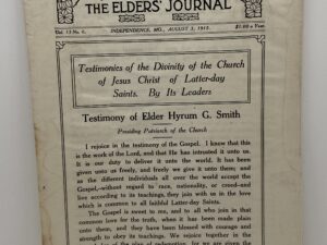 Liahona Vol. 13 No. 6 August 3, 1915