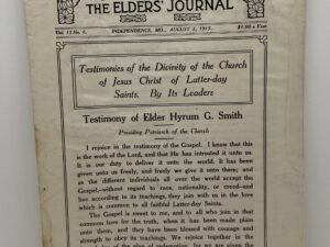 Liahona Vol. 13 No. 6 August 3, 1915