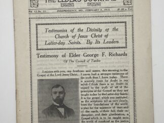 Liahona Vol. 12 No. 33 February 9, 1915