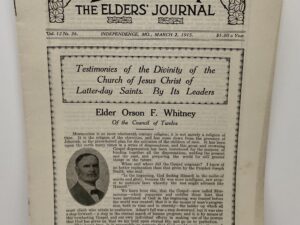 Liahona Vol. 12 No. 37 March 9, 1915