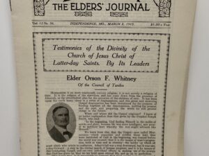 Liahona Vol. 12 No. 37 March 9, 1915