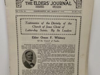 Liahona Vol. 12 No. 37 March 9, 1915