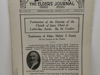 Liahona Vol. 12 No. 29 January 12, 1915