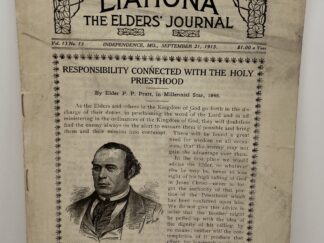 Liahona Vol. 13 No. 13 September 21, 1915