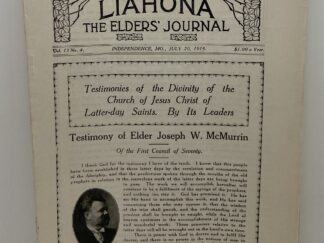 Liahona Vol. 13 No. 4 July 20, 1915