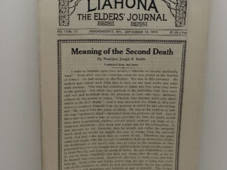 Liahona Vol. 13 No. 12 September 14, 1915