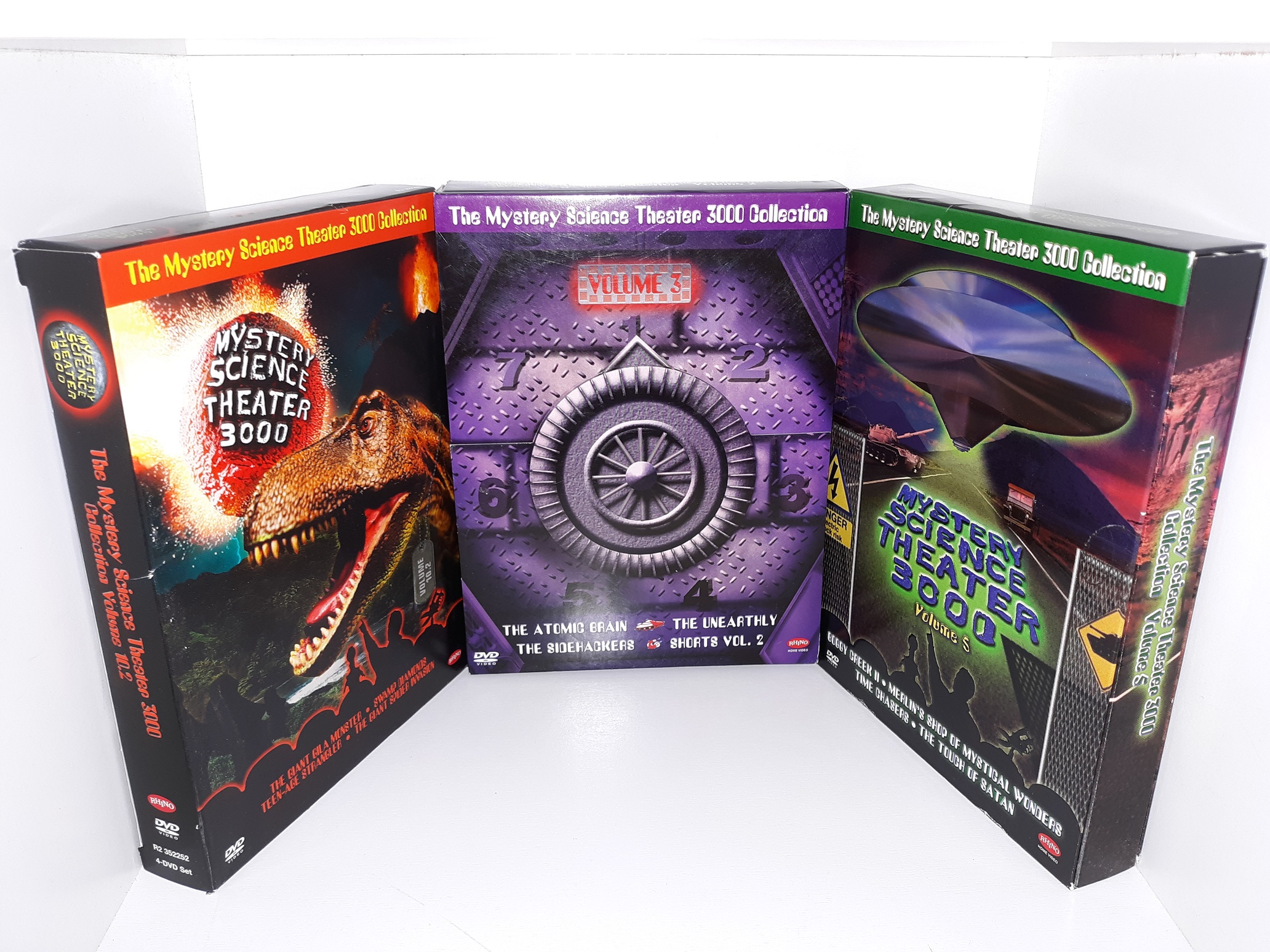 3 Sets of The Mystery Science Theater 3000 DVDs: Vols. 3, 5, and  