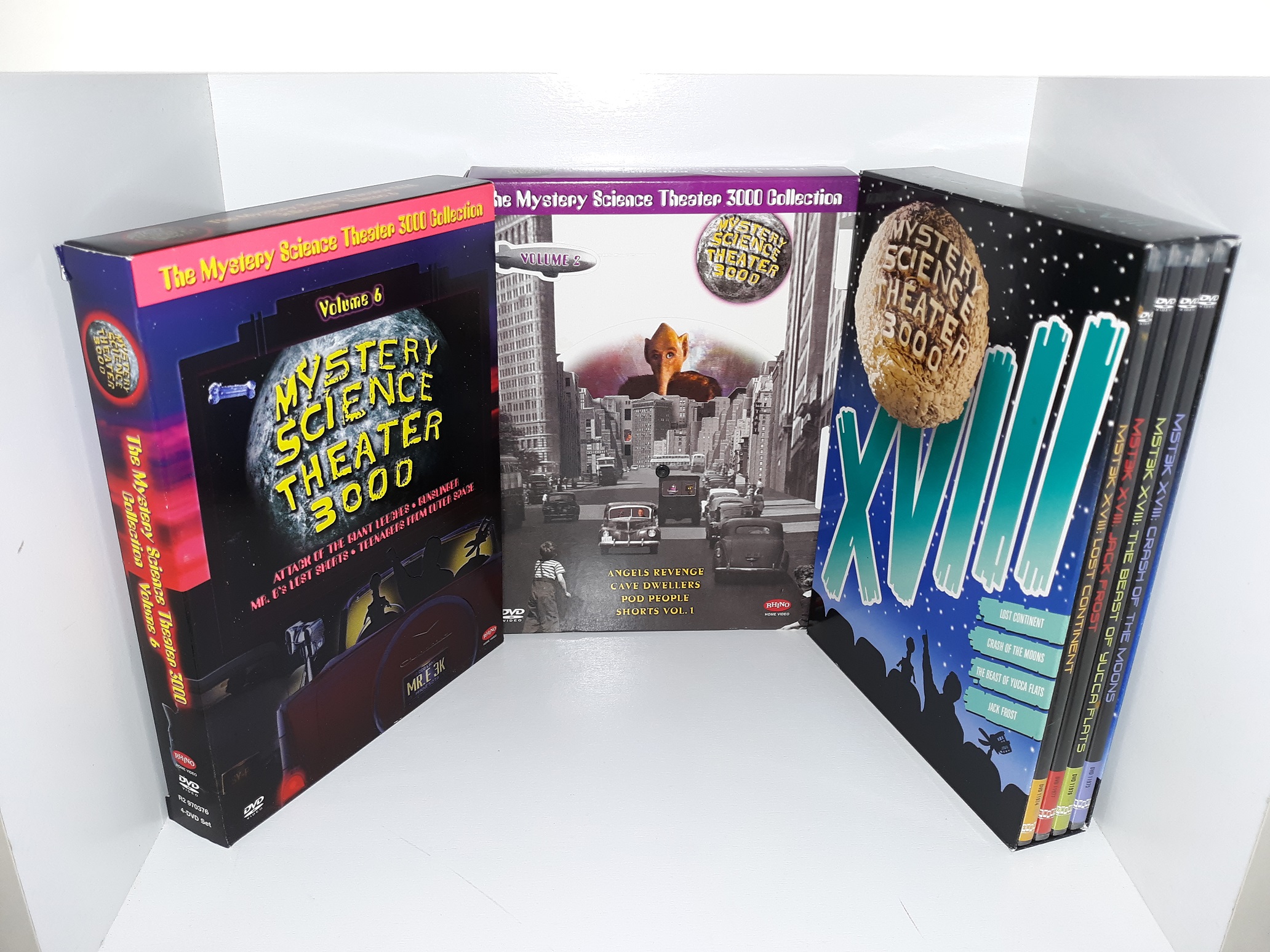 3 Sets Of The Mystery Science Theater 3000 Collection DVDs: Vols. 2, 6 ...