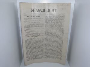 Searchlight: Vol. 4, No. 11, Independence, Jackson County, Missouri, January, 1900 (Uncut) (1900)