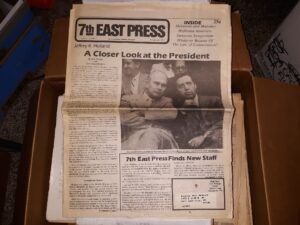 7th East Press: Vol. 2, No. 1, 28 September 1982 (Newspaper) (1982)