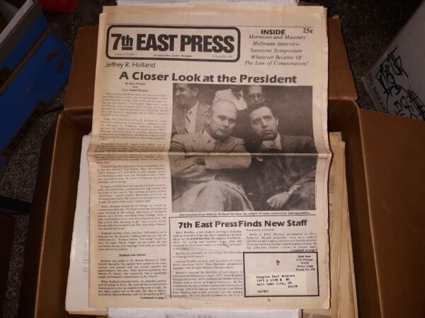 7th East Press: Vol. 2, No. 1, 28 September 1982 (Newspaper) (1982)