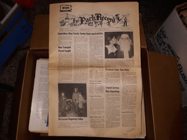 The Park Record: Ninety-Third Year, No. 49, Thursday, December 7, 1972 (Newspaper) (1972)