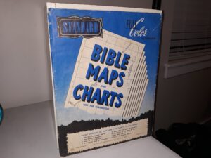 Standard Bible Maps and Charts for the Classroom (Full Color Illustrated) (5 of 6 Maps) (1951)