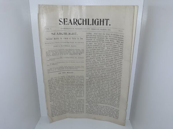 Searchlight: Vol. 4, No. 2, Independence, Jackson County, Missouri, March, 1899 (1899)