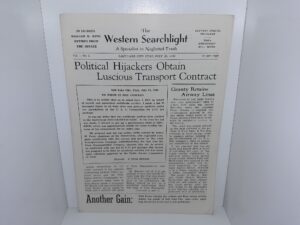 The Western Searchlight: A Specialist in Neglected Truth: Vol. 1, No. 5, Salt Lake City, Utah, July 23, 1940 (Unbound) (1940)