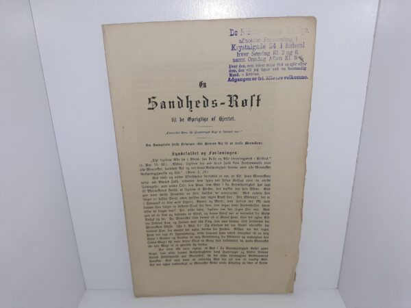 En Sandheds-Rolt til de Oprigtige as Hjertet (Danish: A Truth-Roll for the Sincere at Heart) (Uncut) (1894)