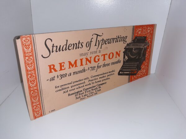Remington Typewriter Rent Add
