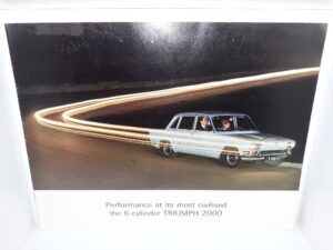 Performance at its Most Civilised: The 6-Cylinder TRIUMPH 2000