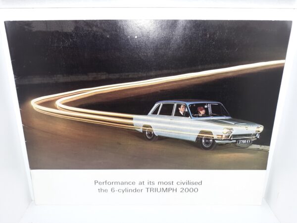 Performance at its Most Civilised: The 6-Cylinder TRIUMPH 2000