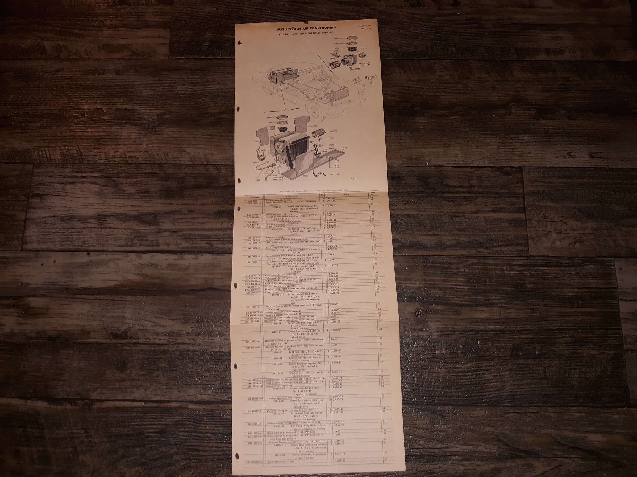 1953 Lincoln Air Conditioning (1953)