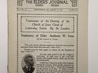 Liahona Vol. 12 No. 38 March 16, 1915