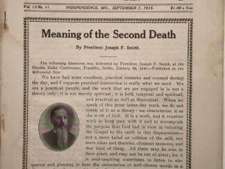 Liahona Vol. 13 No. 11 September 7, 1915