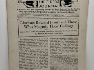 Liahona Vol. 15 No. 29 January 15, 1918