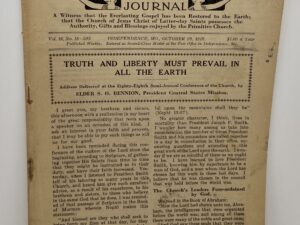 Liahona Vol.16 No. 18 October 29, 1918
