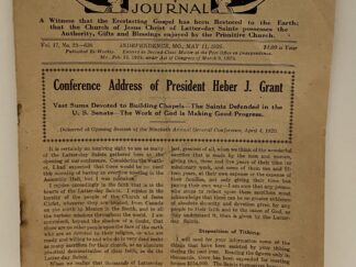 Liahona Vol. 17 No. 23 May 11, 1920