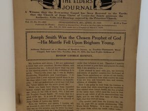 Liahona Vol. 17 No. 21 April 13, 1920