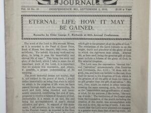 Liahona Vol. 14 No. 10 September 5, 1916