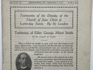 Liahona Vol. 12 No. 32 February 2, 1915