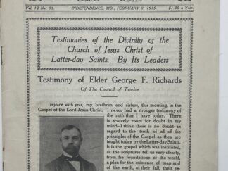 Liahona Vol. 12 No. 33 February 9, 1915