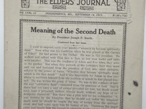 Liahona Vol. 13 No. 12 September 14, 1915