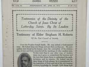 Liahona Vol. 12 No. 43 April 20, 1915
