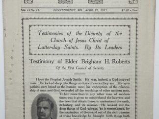 Liahona Vol. 12 No. 43 April 20, 1915