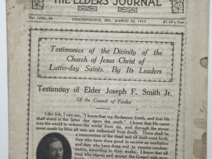 Liahona Vol. 12 No. 40 March 30, 1915