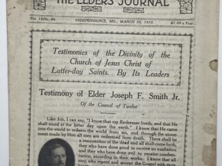 Liahona Vol. 12 No. 40 March 30, 1915