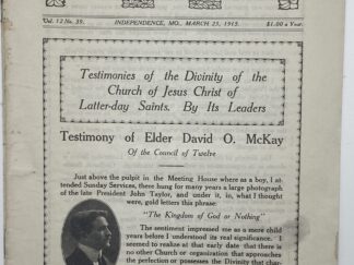 Liahona Vol. 12 No. 39 March 23, 1915